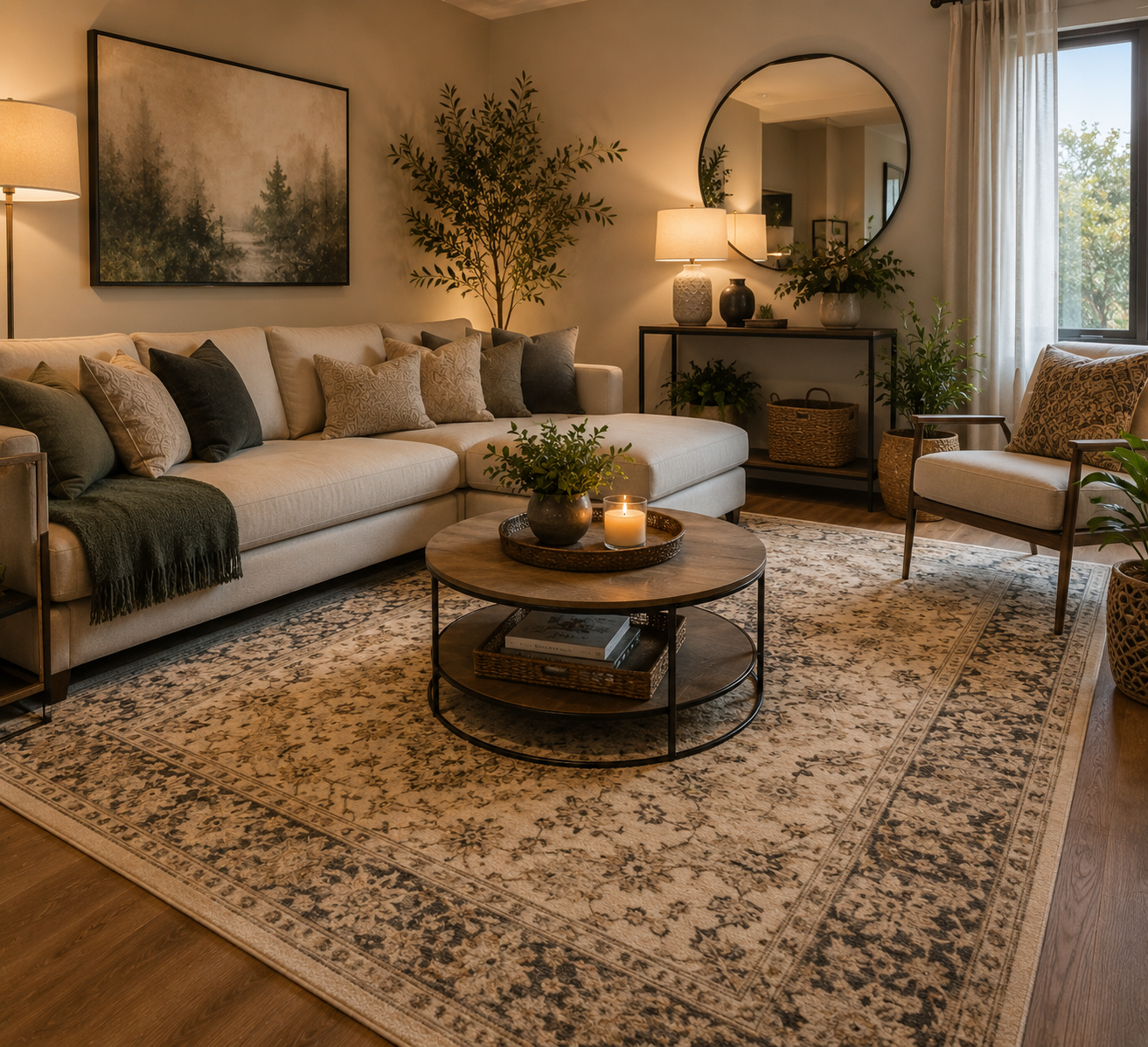 Add Rugs for Floor Styling