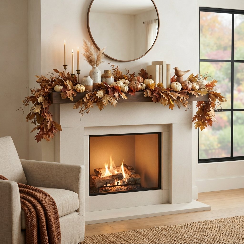 Add Fall Garlands