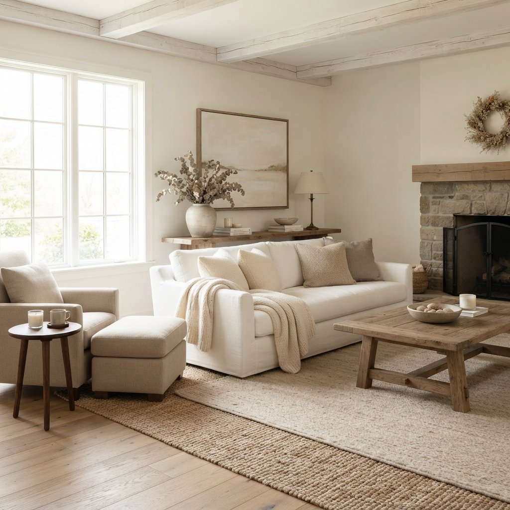 1. Neutral Farmhouse Colour Scheme