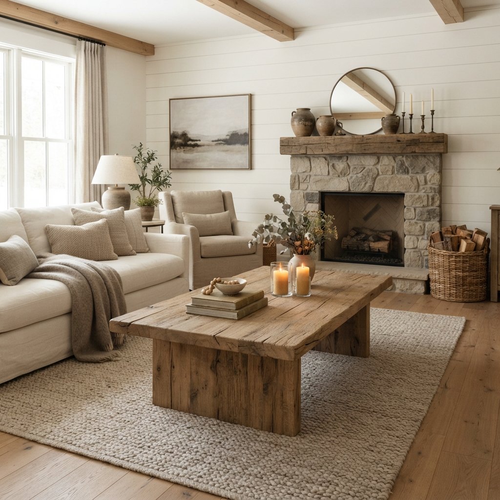 Rustic Wood Coffee Table