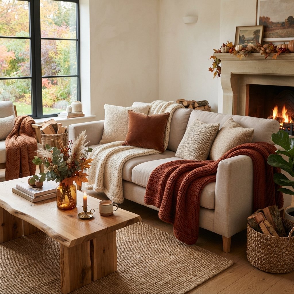 Add Cozy Throw Blankets