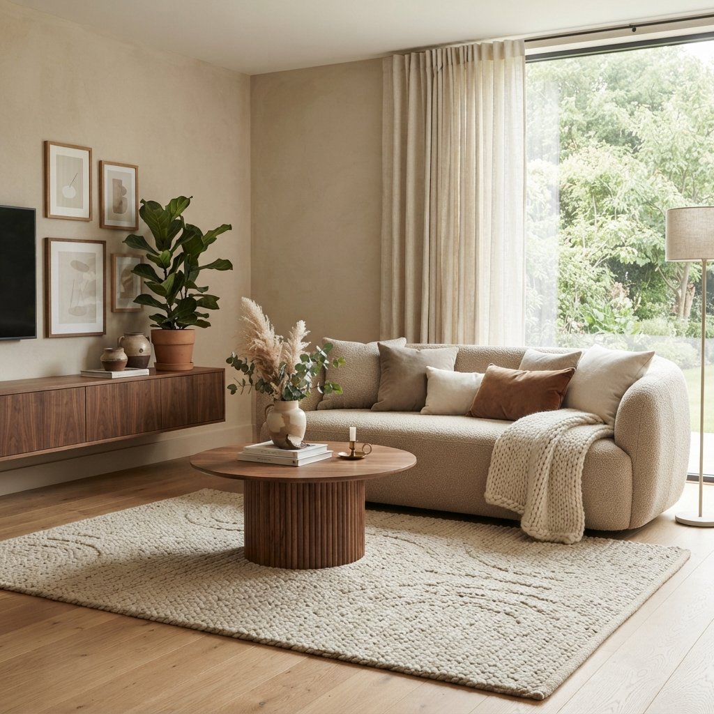 Add Rugs, Curtains, and Soft Textures