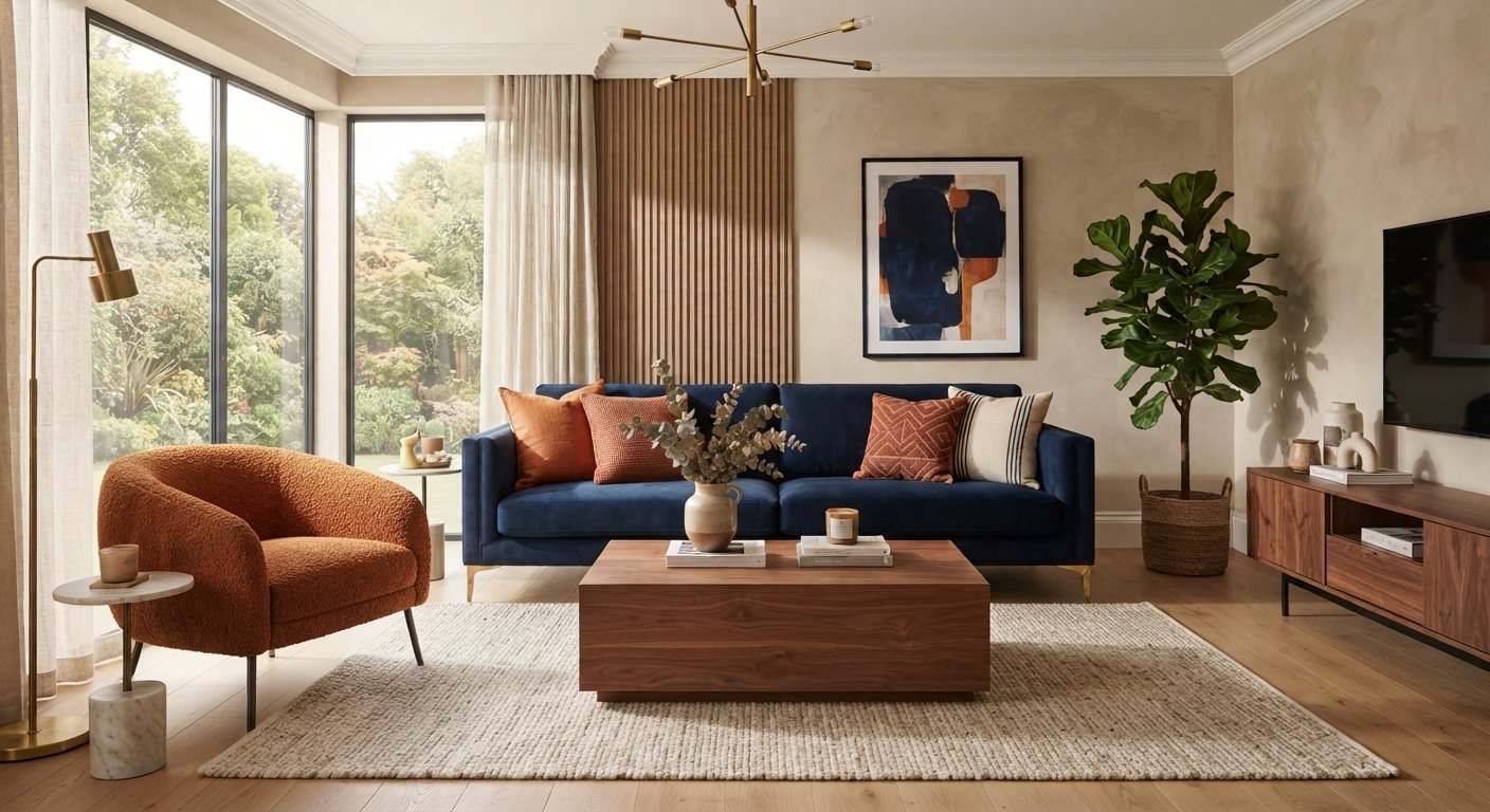 Use an Orange Accent Chair