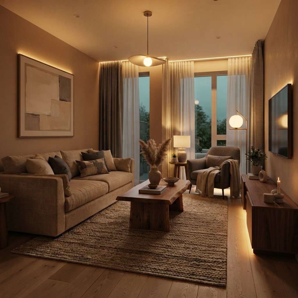 .Add Warm and Modern Lighting