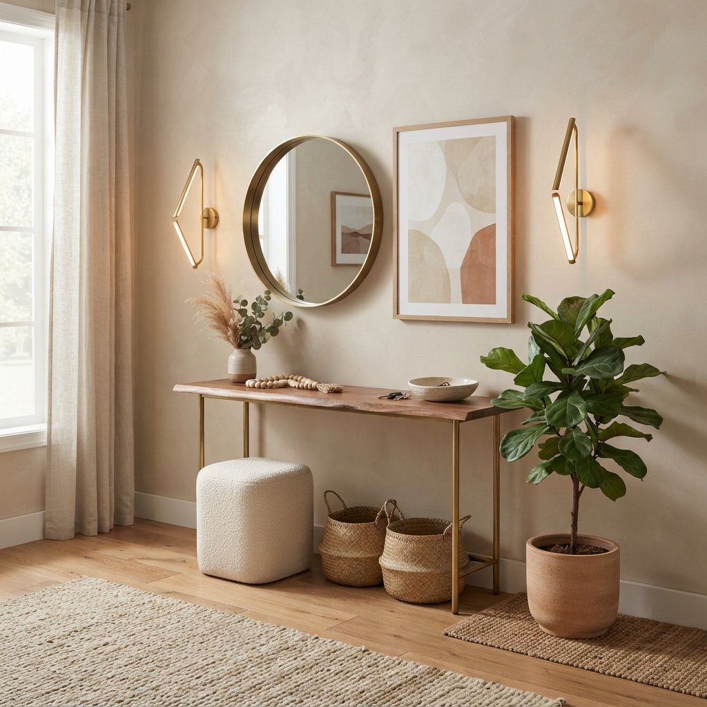 Create an Attractive Entryway Wall