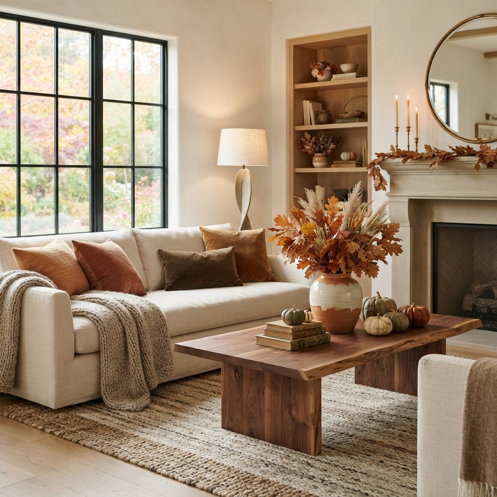 Decorate With Autumn Leaves