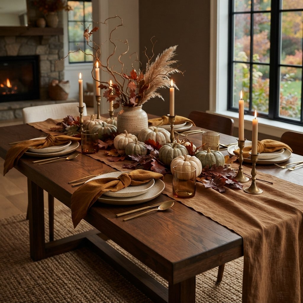 Create a Fall Dining Table