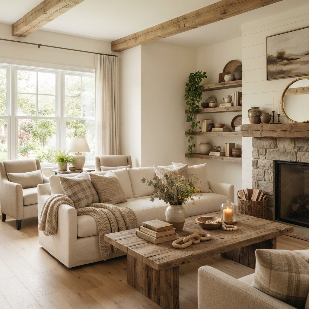 . Natural Wood Accents