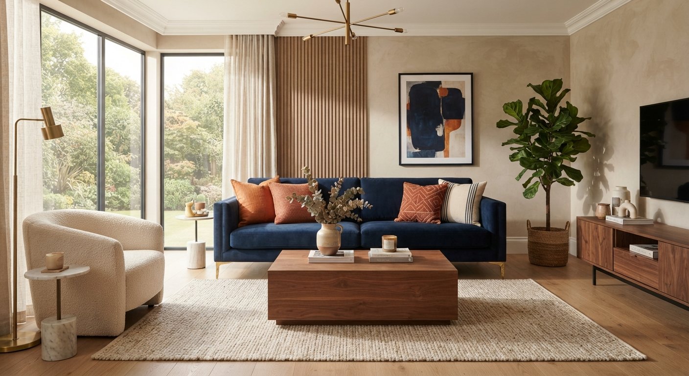 Add Orange Accent Cushions