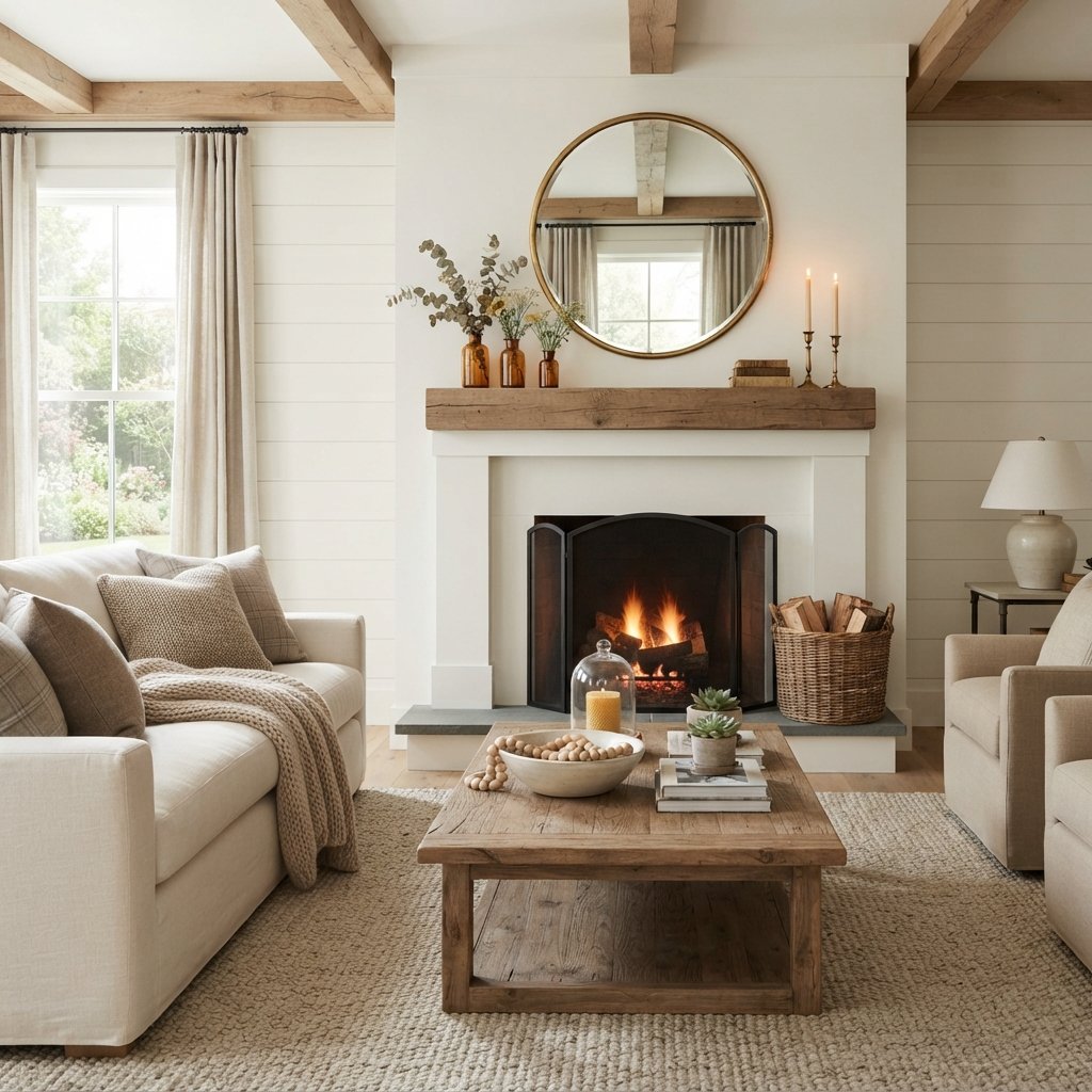 Farmhouse Fireplace