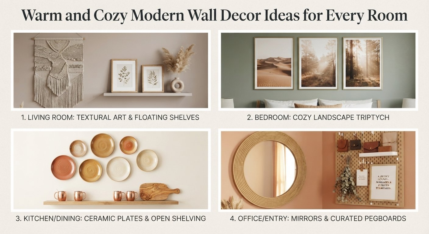 Title: Warm and Cozy Modern Wall Decor Ideas for Every Room