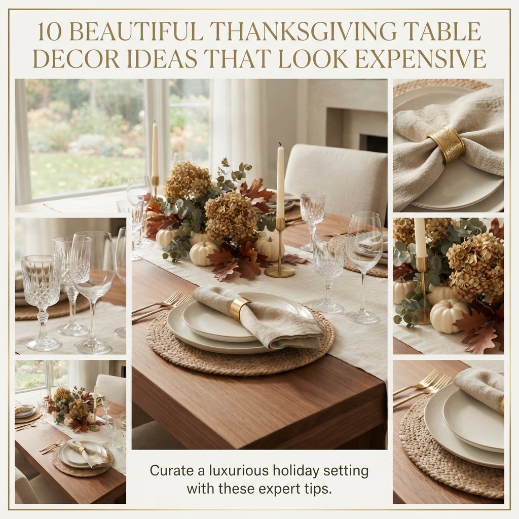 10 Beautiful Thanksgiving Table Decor Ideas That Look Expensive