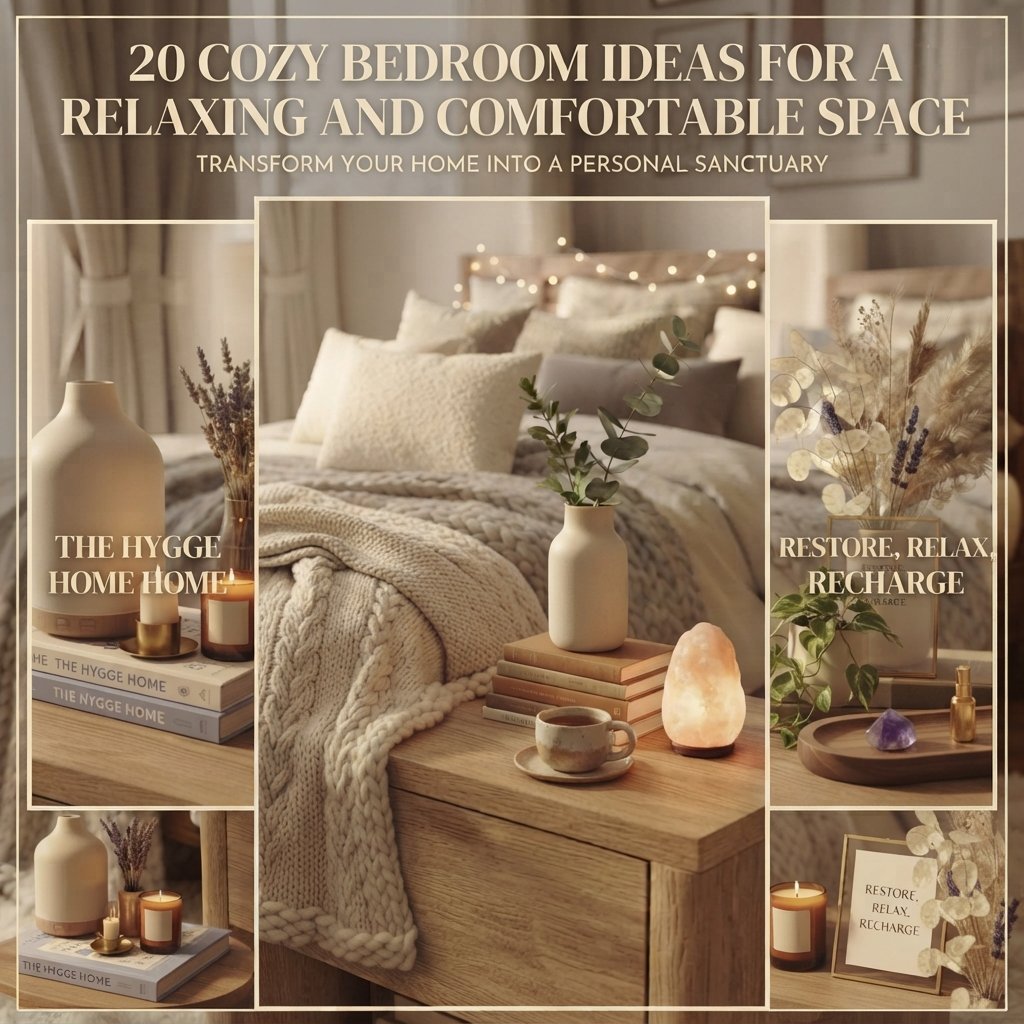 20 Cozy Bedroom Ideas for a Relaxing and Comfortable Space