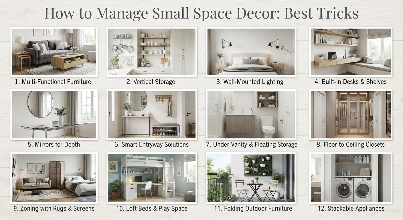 How to Manage Small Room Decor  Best Tricks
